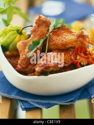 Spicy chicken Stock Photo