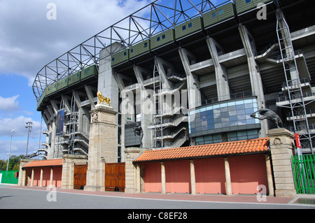 West Entrance Gate, Twickenham Stadium, Twickenham, London Borough of Richmond upon Thames, Greater London, England, United Kingdom Stock Photo