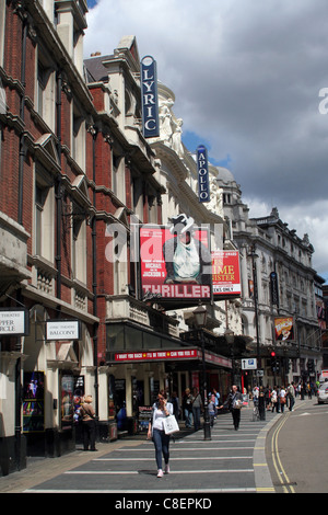 London's West End - The Lyric Theatre, Shaftesbury Avenue, London, England, UK