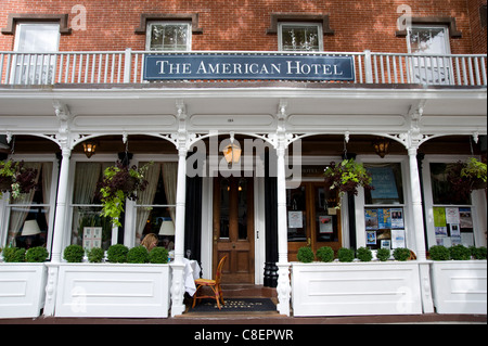 The American Hotel in Sag Harbor, Long Island, New York State, United States of America Stock Photo