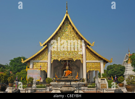 Wat Chedi, Luang, Chiang Mai, Thailand, Asia, Stock Photo