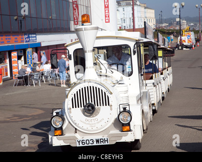 Land train transport, Bridlington, Yorkshire, England Stock Photo