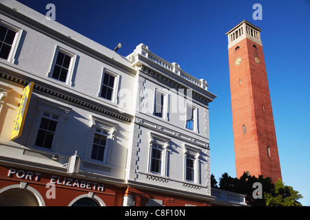 Campanile and train station, Port Elizabeth, Eastern Cape, South Africa Stock Photo