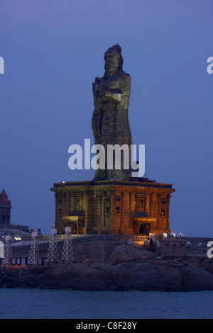 Thiruvalluvar statue, Kanyakumari, Tamil Nadu, India Stock Photo