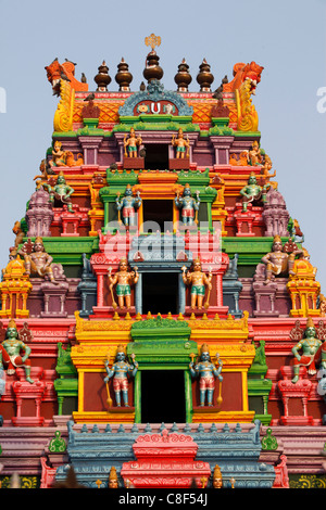 Hindu temple gopuram Stock Photo - Alamy