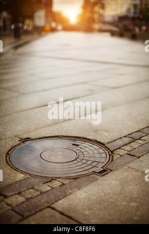 Manhole cover Stock Photo