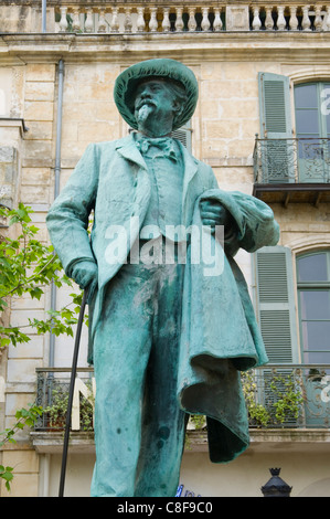 A statue of Van Gogh in Arles, Bouches-du-Rhone, France Stock Photo