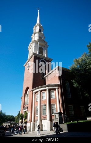Park Street Church, Boston, Massachusetts, New England, United States of America Stock Photo