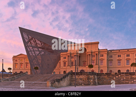 The Military Historical Museum of the Bundeswehr (MHM) in Dresden, Saxony, Germany, Europe Stock Photo