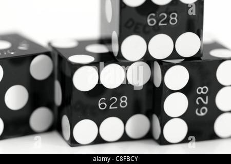 Casino dice - Sixpack Stock Photo