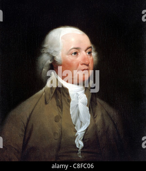 John Adams (October 30, 1735 – July 4, 1826), second president of the United States Stock Photo