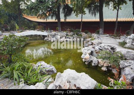 Gardens of Chaotian Gong, former Ming Palace, Nanjing, Jiangsu, China Stock Photo