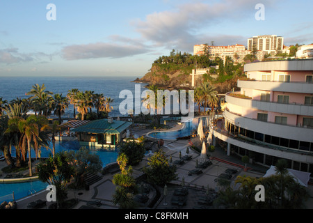 Royal Savoy Hotel Funchal Madeira early morning Stock Photo