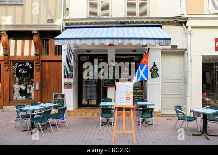 Cafe in Troyes, Aube Champagne-Ardenne France Stock Photo