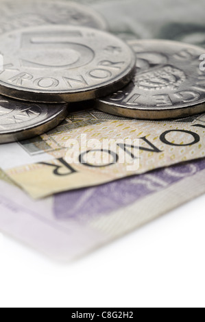 Swedish money - Kronor - coins and banknotes Stock Photo - Alamy