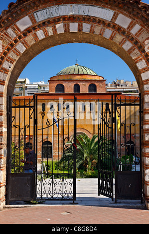 Agia Sofia, one of the most important byzantine churches of Thessaloniki, Macedonia, Greece Stock Photo
