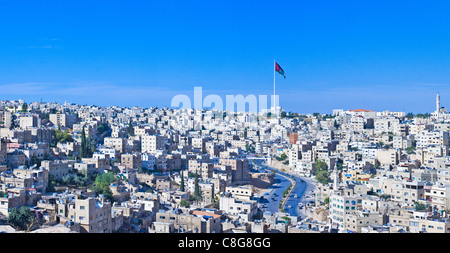 Elevated view of Amman, Jordan Stock Photo