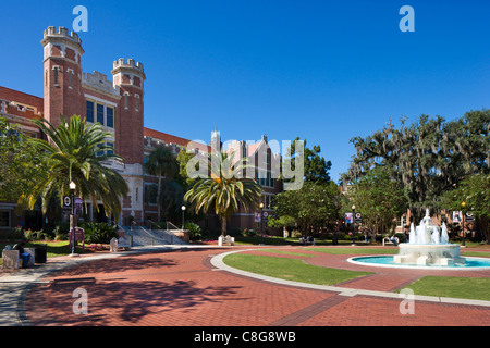 The Westcott Building and Ruby Diamond Auditorium, Florida State University, Tallahassee, Florida, USA Stock Photo