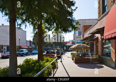 Jefferson Street in downtown Lafayette, Lousiana, USA Stock Photo