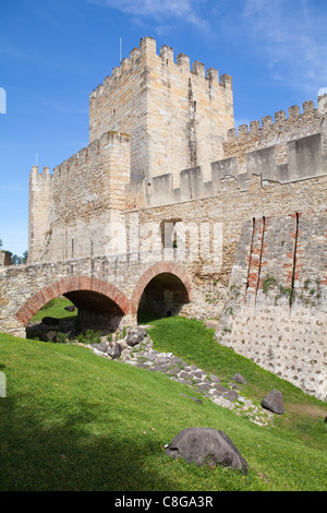 St. George Castle, Lisbon, Portugal Stock Photo