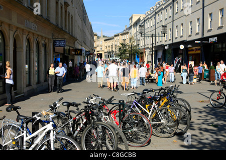 New shops and developnment in around Stall Street Bath Stock Photo