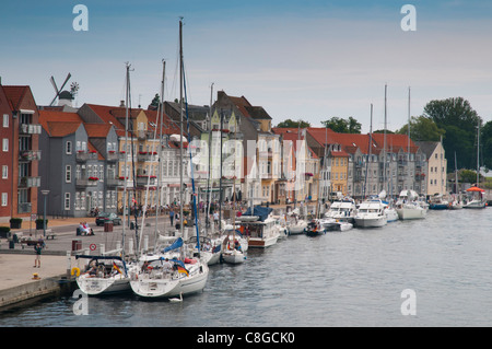 Cityscape view Sonderborg, Flensburg Fjord, South Denmark, Europe Stock Photo