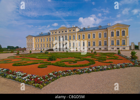 Rundale Palace, Latvia, Baltic States Stock Photo