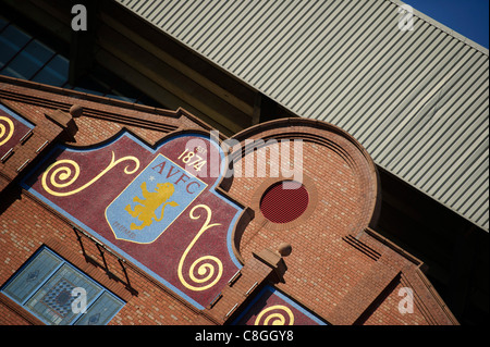 The Holte End at Villa Park the home stadium of Aston Villa Stock Photo