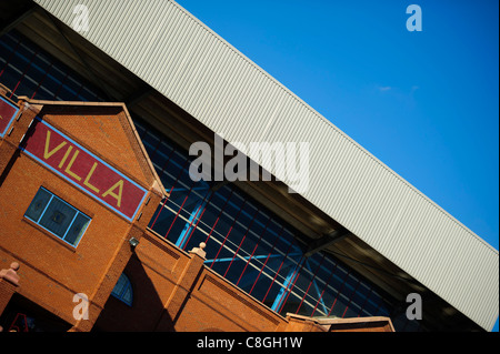 The Holte End at Villa Park the home stadium of Aston Villa Stock Photo