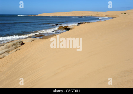 Uruguay, South America, Rocha, Valizas, dunes, sand, coast, sea, beach, seashore, Stock Photo