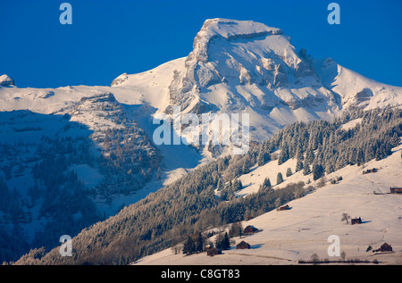 Gamsberg, Switzerland, Europe, canton St. Gallen, Rhine Valley ...