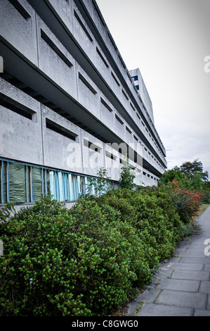 Concrete multistorey car park in the UK Stock Photo