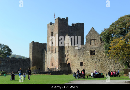 Ludlow Castle Shropshire England Uk Stock Photo