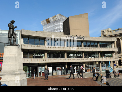 Birmingham Central Library, Chamberlain Square, Birmingham, West Midlands, England, UK Stock Photo