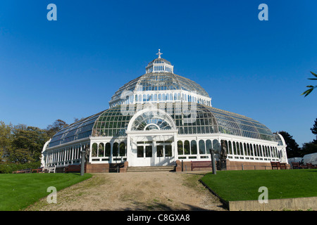 Sefton Park  Palm house in Liverpool Stock Photo