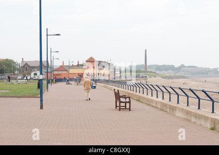 Lowry's Berwick upon Tweed - the sea front at Tweedmouth Stock Photo