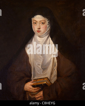 Ana Dorotea, Daughter of Rudolph II, a nun at the Convent of the Descalzas Reales, by Peter Paul Rubens, Waterloo Gallery, Stock Photo