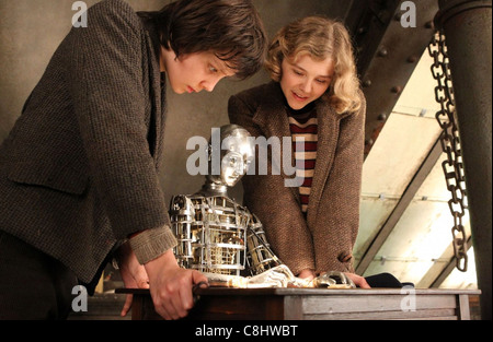 HUGO  2011 Paramount film with Chloe Grace Moretz and Asa Butterfield Stock Photo