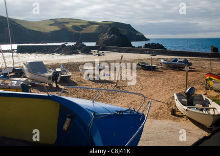 Outer Hope beach at Hope Cove, South Devon Stock Photo