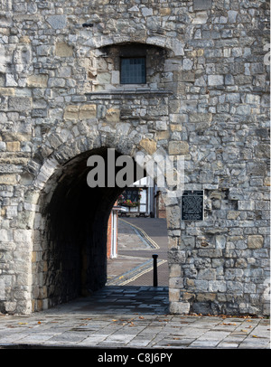 The medieval Westgate in Southampton City Walls, Southampton, Hampshire, England, UK. Stock Photo