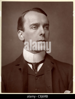 Vintage photograph of Edward Smith Willard an English actor. Stock Photo