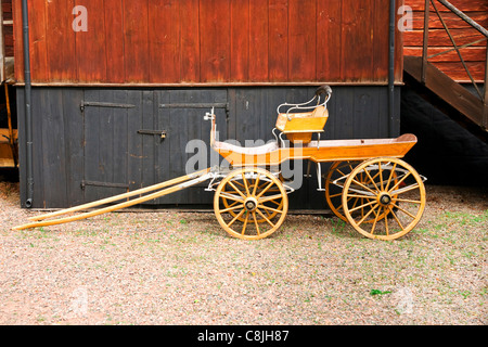 Old horse wagon Stock Photo