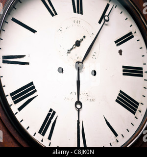 Detail of old clock face. Stock Photo