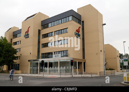 The regional offices of Liverpool Unite the Union, Jack Jones House in Liverpool, England, UK. Stock Photo