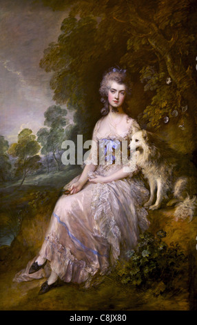 Mrs Robinson, Perdita, by Thomas Gainsborough,  1781-1782, Wallace Collection, London, England, UK, United Kingdom, GB, Stock Photo