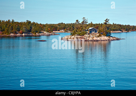 Canada;Ontario;Georgian Bay;Lake Huron;10.000 Island Stock Photo