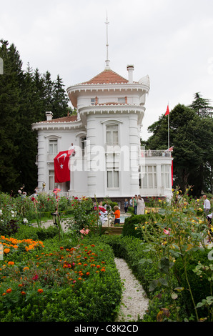 Turkey, Trabzon. Mustafa Kemal Ataturk, founder of the Turkish Republic, country house museum. House was built in 1890. Stock Photo