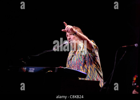 Felix Cavaliere of The Rascals, performs during Hippifest in Vienna, Virginia.  Stock Photo