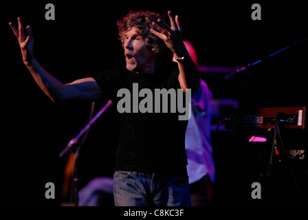 Rod Argent of the Zombies performs during Hippifest in Vienna, Virginia. Stock Photo