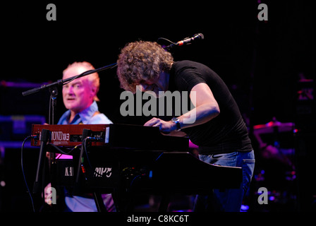 Rod Argent of the Zombies performs during Hippifest in Vienna, Virginia. Stock Photo